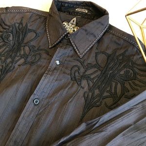 Roar button down shirt